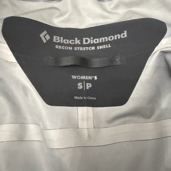 Black Diamond Woman’s Stretch Recon Shell Small Black - Picture 8 of 8